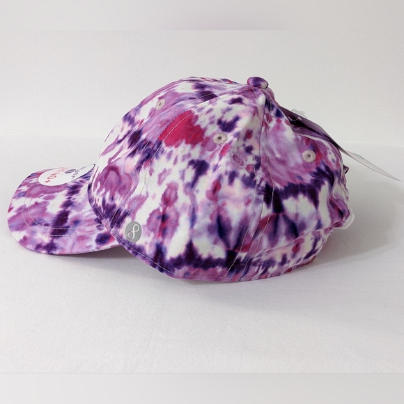 Layer 8 Girls Tie Dye UPF 40+ Sun Protection Baseball Cap, New With Tag - Picture 3 of 6